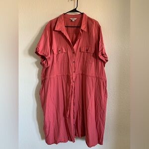 Croft & Barrow Coral Women's Plus Dress